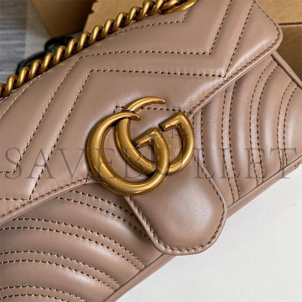 GUCCI MARMONT MATELASSÉ MINI BAG ‎446744 DTDIT2 （23*14*6cm）